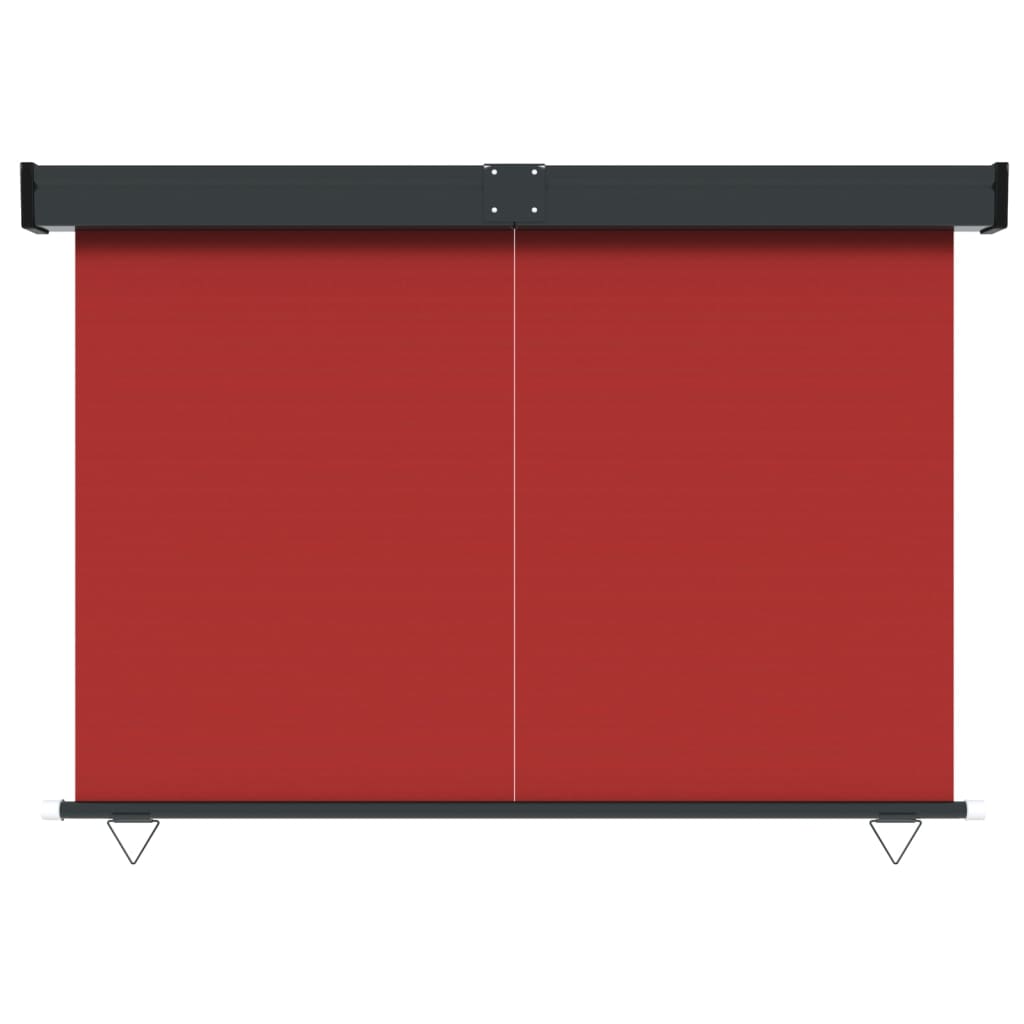 Parvekkeen sivumarkiisi 170x250 cm punainen - Sisustajankoti.fi