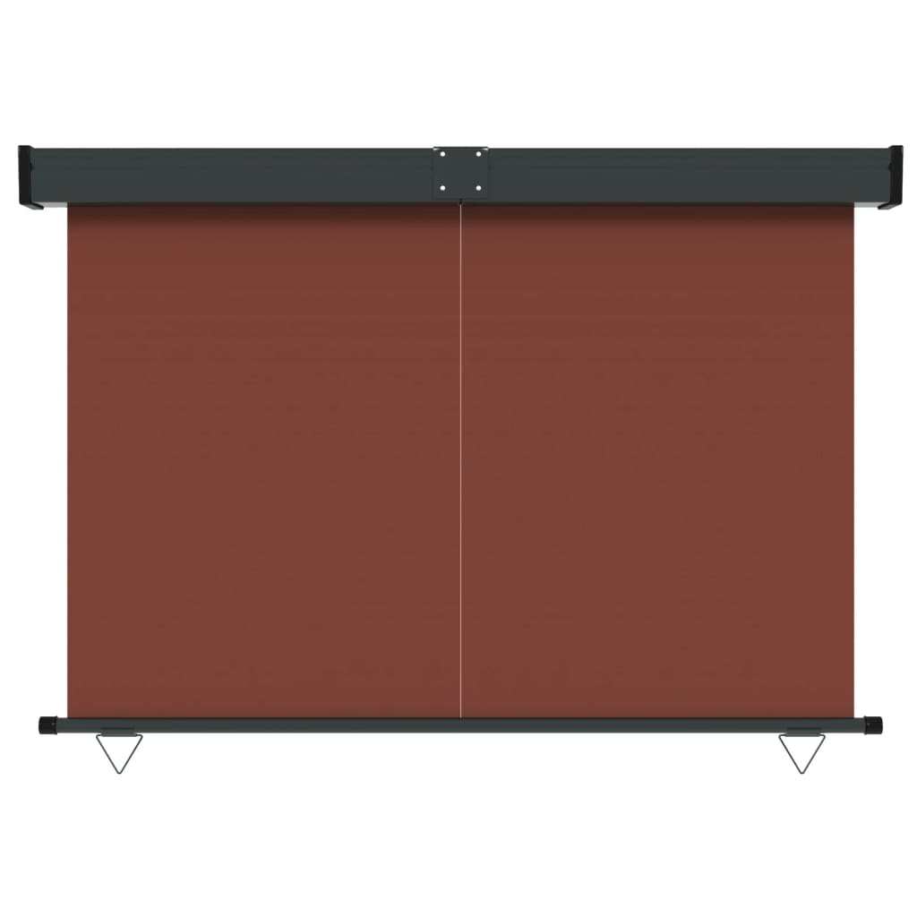 Parvekkeen sivumarkiisi 170x250 cm ruskea - Sisustajankoti.fi