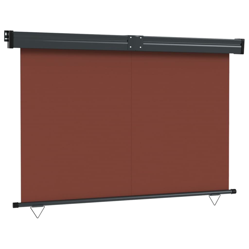 Parvekkeen sivumarkiisi 170x250 cm ruskea - Sisustajankoti.fi