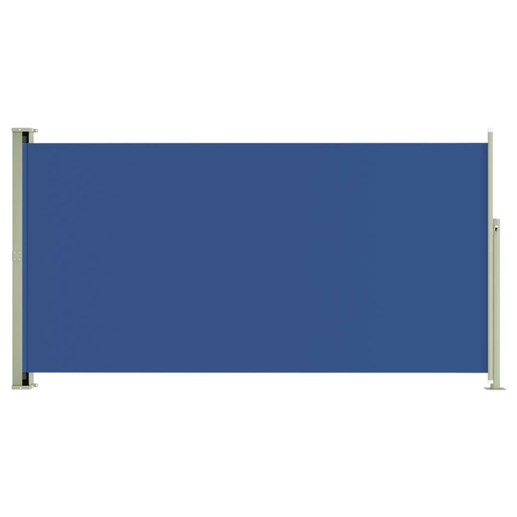 Sisäänvedettävä terassin sivumarkiisi 160x300 cm sininen - Sisustajankoti.fi