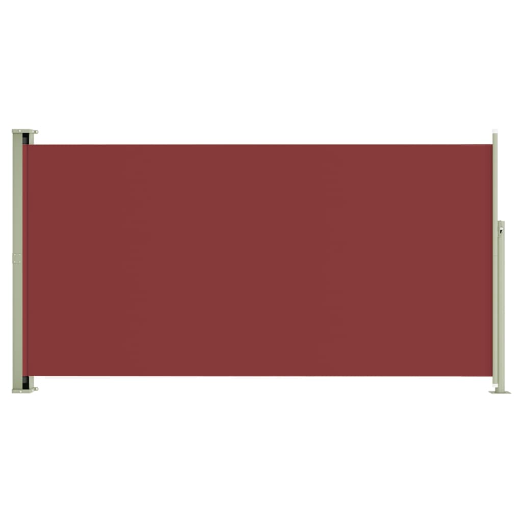 Sisäänvedettävä terassin sivumarkiisi 160x300 cm punainen - Sisustajankoti.fi