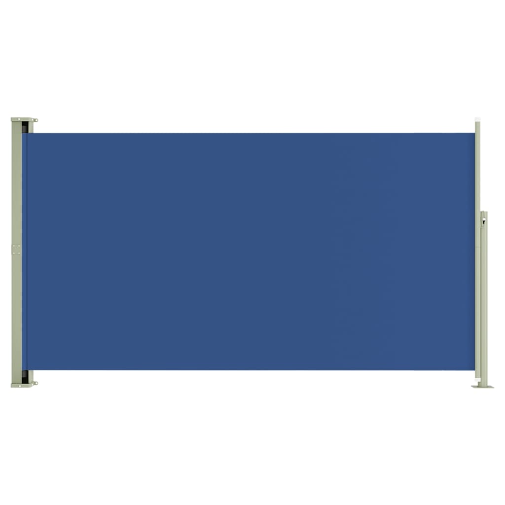 Sisäänvedettävä terassin sivumarkiisi 170x300 cm sininen - Sisustajankoti.fi