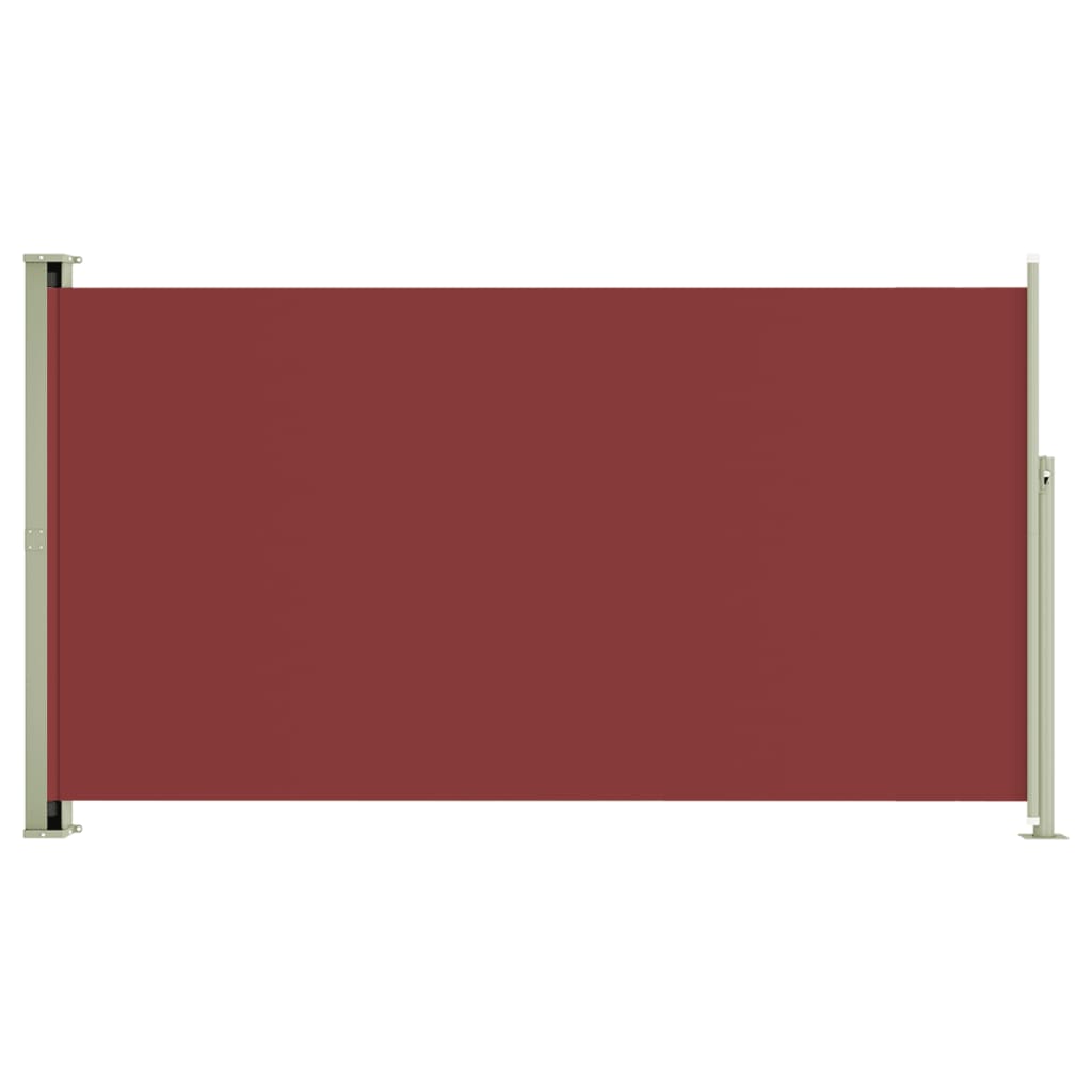 Sisäänvedettävä terassin sivumarkiisi 170x300 cm punainen - Sisustajankoti.fi