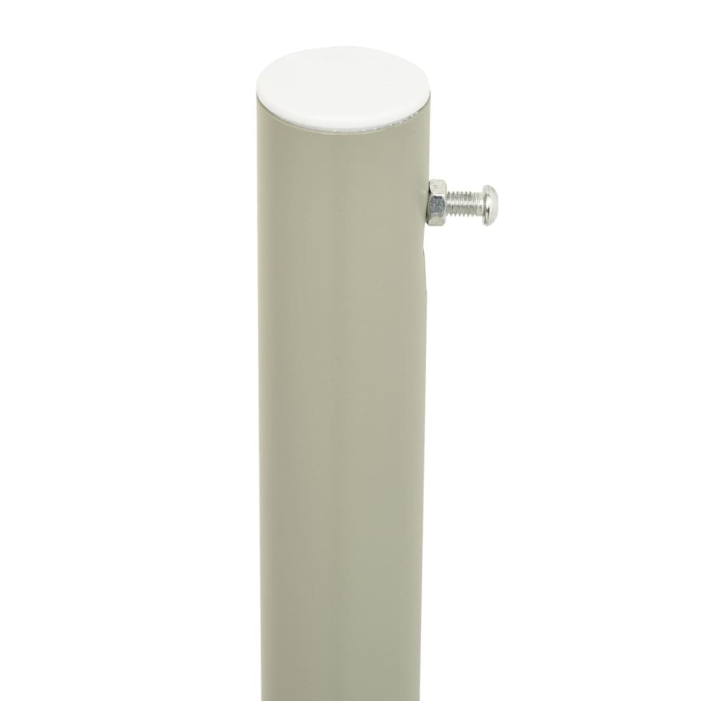 Sisäänvedettävä terassin sivumarkiisi 117x500 cm punainen - Sisustajankoti.fi