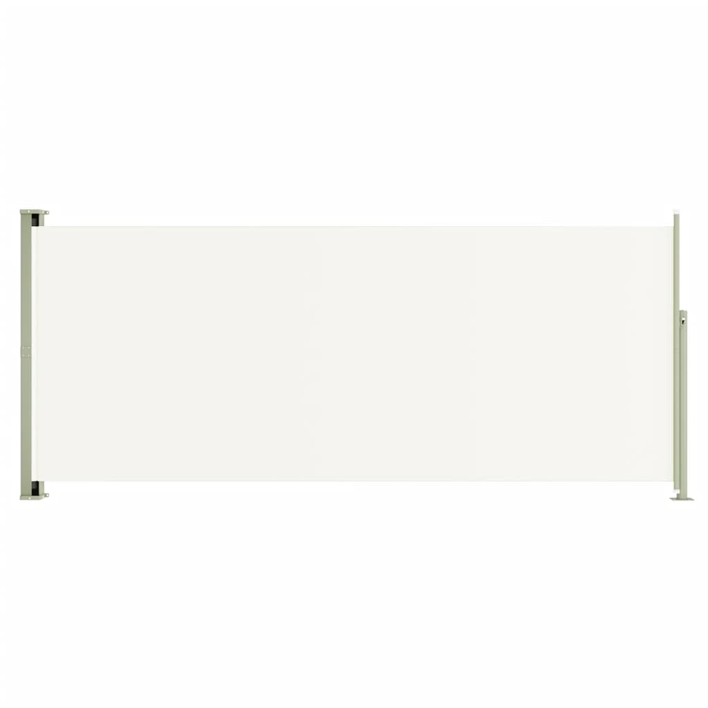 Sisäänvedettävä terassin sivumarkiisi 220x500 cm kerma - Sisustajankoti.fi
