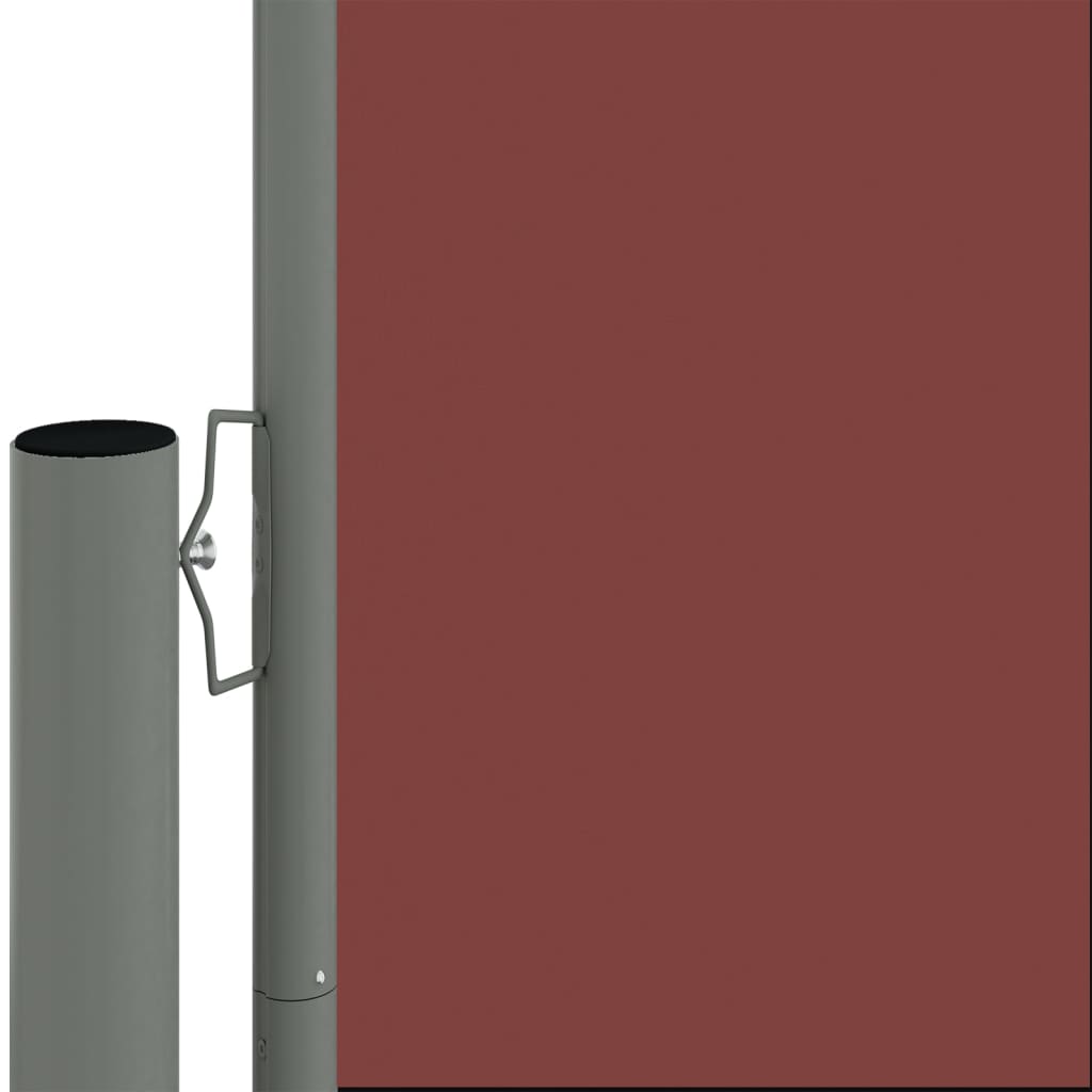 Sisäänvedettävä sivumarkiisi ruskea 117x600 cm - Sisustajankoti.fi