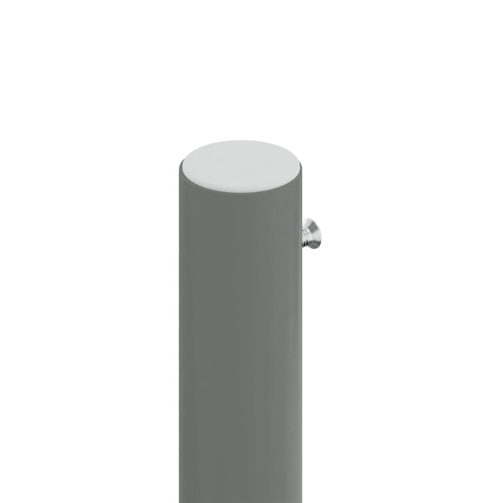 Sisäänvedettävä sivumarkiisi punainen 160x600 cm - Sisustajankoti.fi
