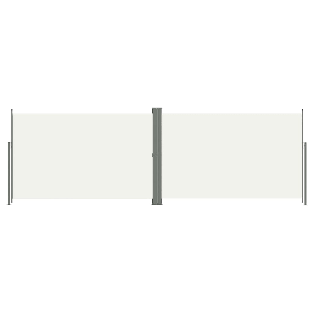 Sisäänvedettävä sivumarkiisi kerma 220x600 cm - Sisustajankoti.fi