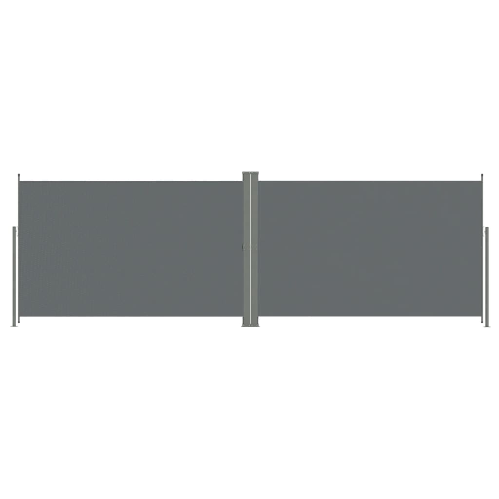 Sisäänvedettävä sivumarkiisi antrasiitti 220x600 cm - Sisustajankoti.fi
