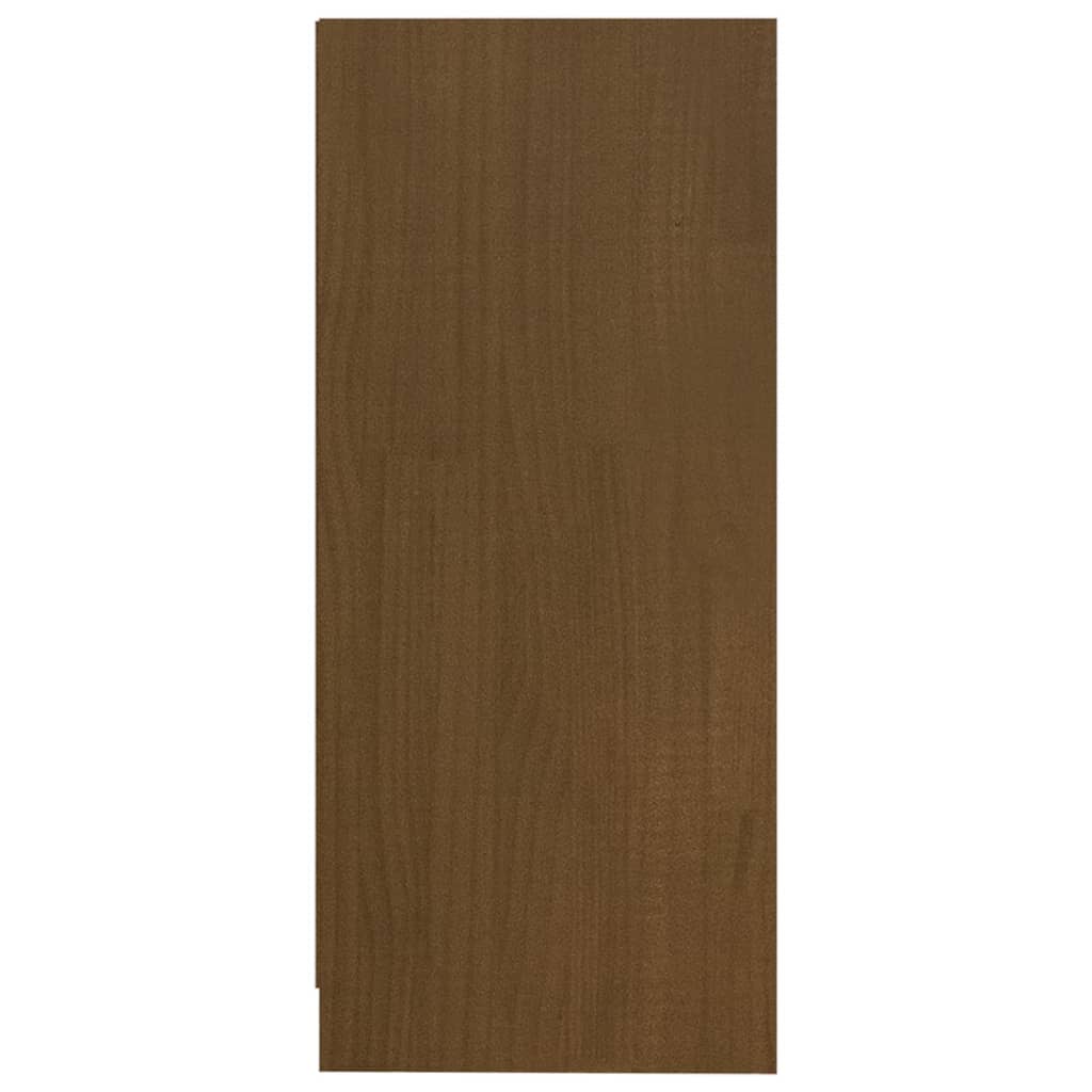 Sivukaappi hunajanruskea 35,5x33,5x76 cm täysi mänty - Sisustajankoti.fi