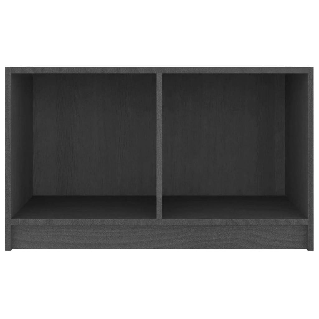 TV-taso harmaa 70x33x42 cm täysi mänty - Sisustajankoti.fi