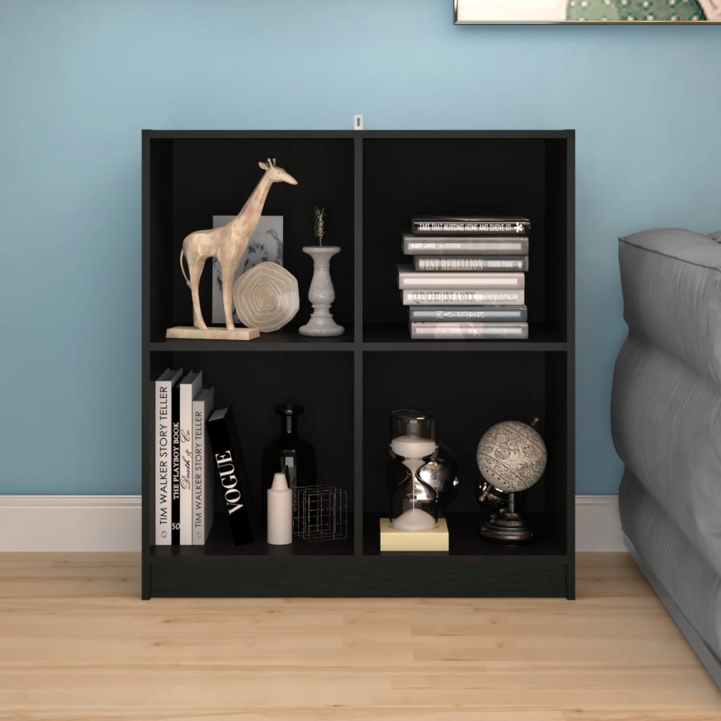 Senkki musta 70x33x76 cm täysi mänty - Sisustajankoti.fi