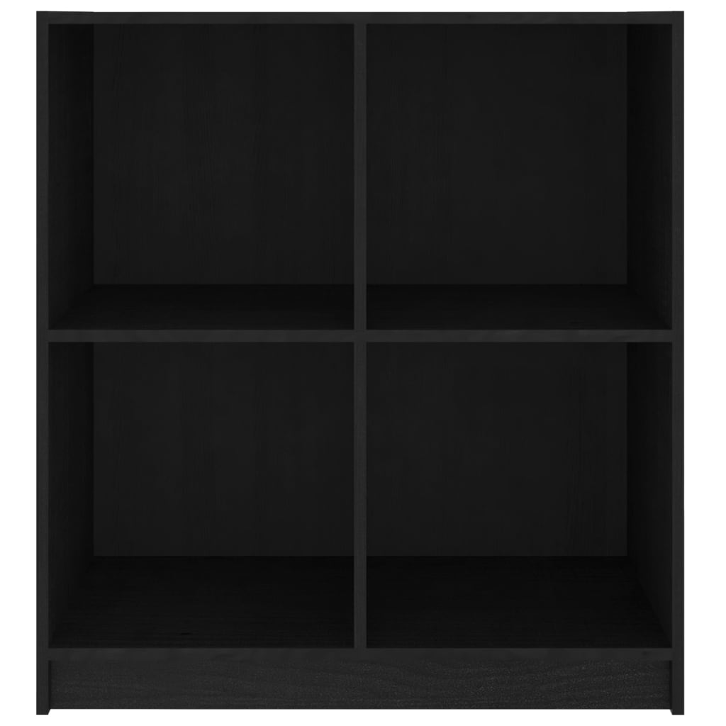 Senkki musta 70x33x76 cm täysi mänty - Sisustajankoti.fi