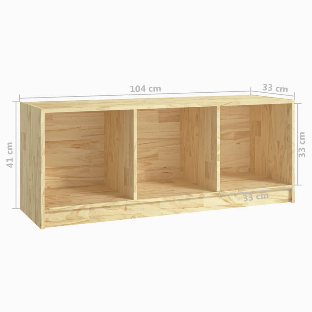 TV-taso 104x33x41 cm täysi mänty - Sisustajankoti.fi
