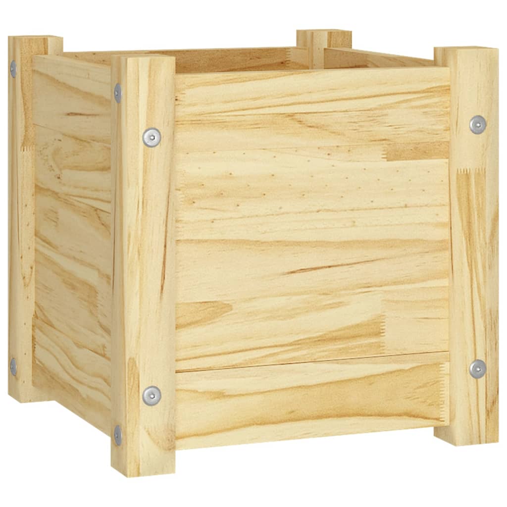 Puutarhan kukkalaatikot 2 kpl 31x31x31 cm täysi mänty - Sisustajankoti.fi