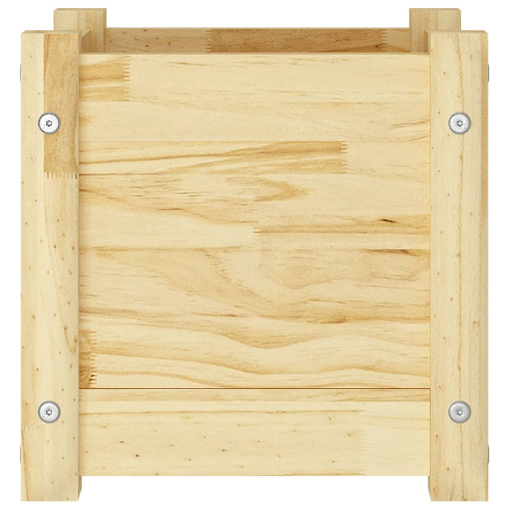 Puutarhan kukkalaatikot 2 kpl 31x31x31 cm täysi mänty - Sisustajankoti.fi