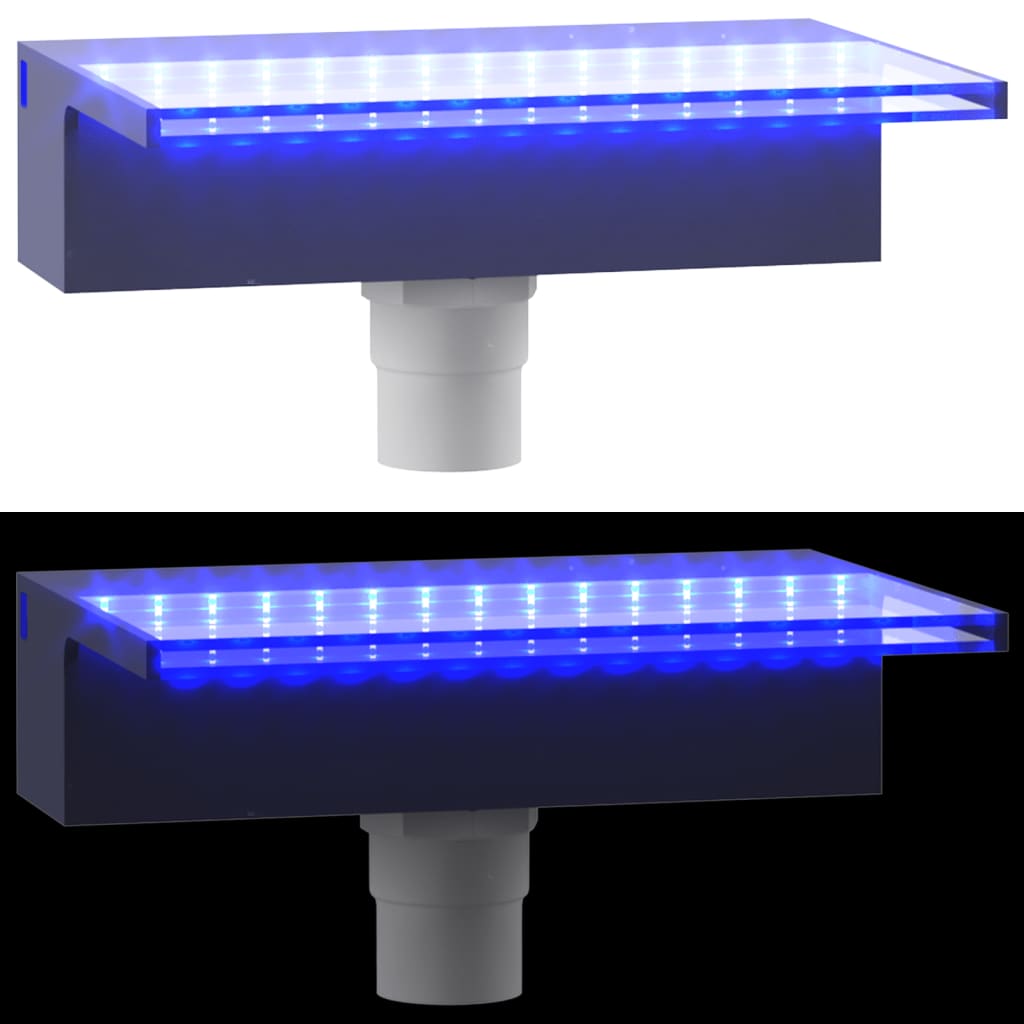 Vesiputous RGB LED-valoilla akryyli 30 cm - Sisustajankoti.fi