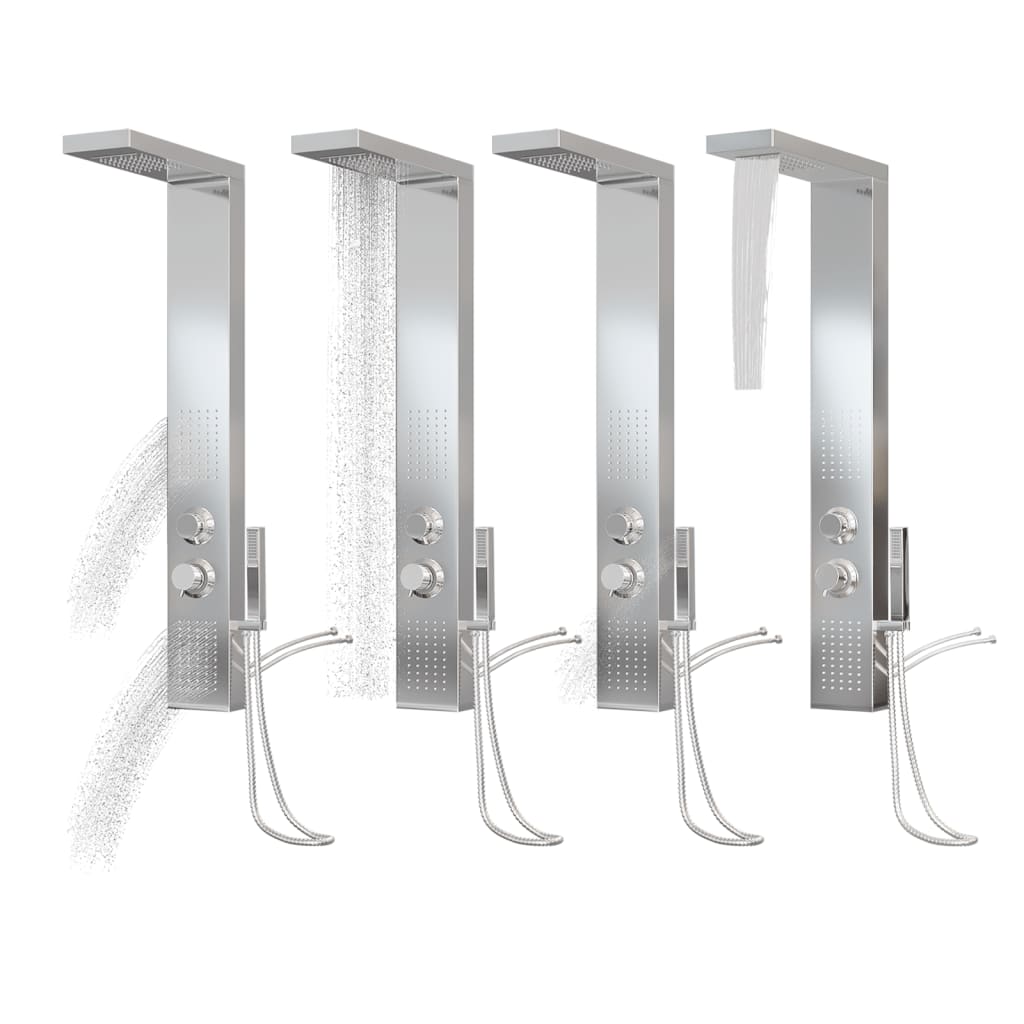 Suihkupaneelijärjestelmä ruostumaton teräs neliö - Sisustajankoti.fi