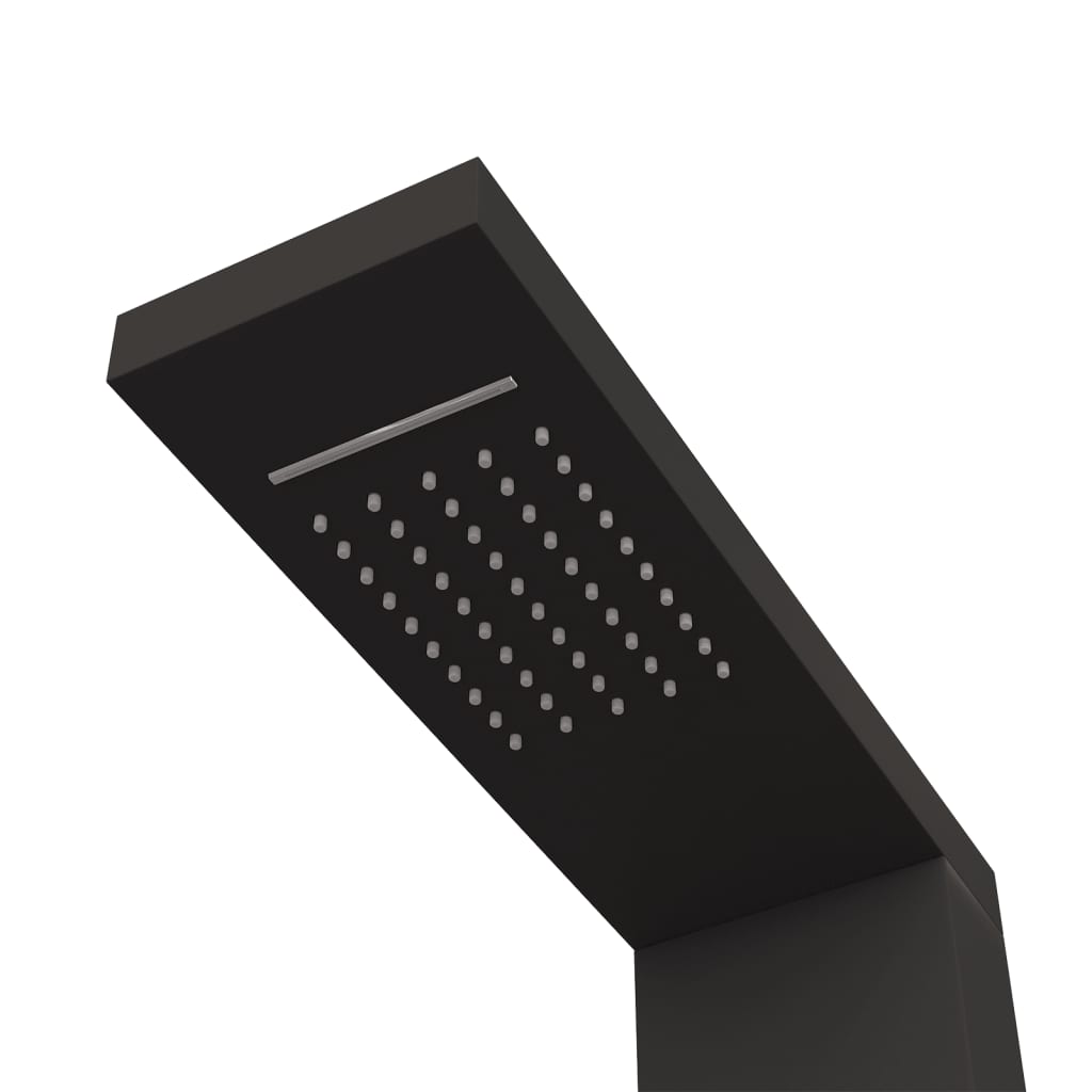 Suihkupaneelijärjestelmä alumiini musta - Sisustajankoti.fi