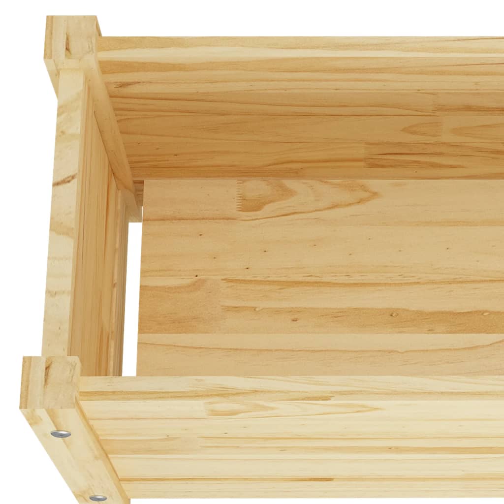 Puutarhan kukkalaatikko 60x31x31 cm täysi mänty - Sisustajankoti.fi