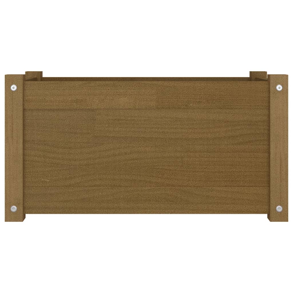 Puutarhan kukkalaatikot 2 kpl hunajanruskea 60x31x31 cm mänty - Sisustajankoti.fi