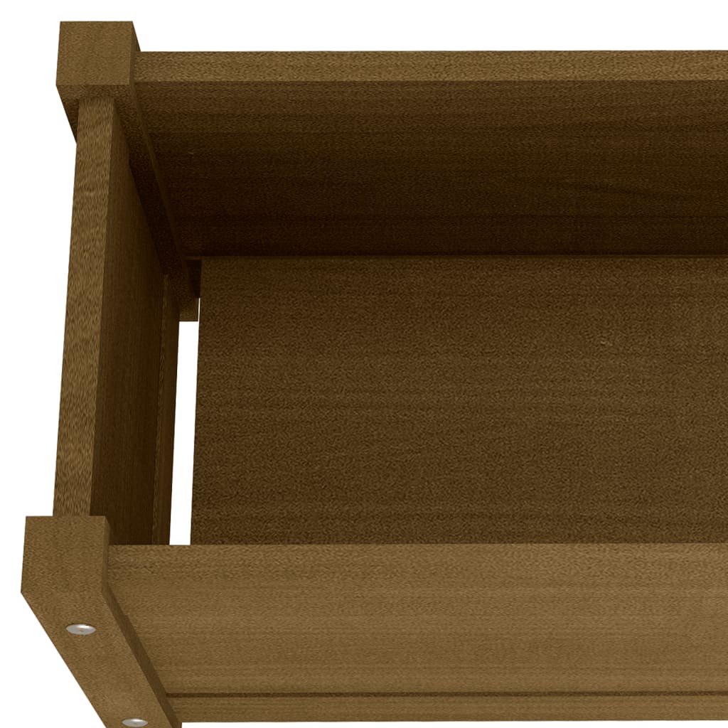 Puutarhan kukkalaatikot 2 kpl hunajanruskea 60x31x31 cm mänty - Sisustajankoti.fi