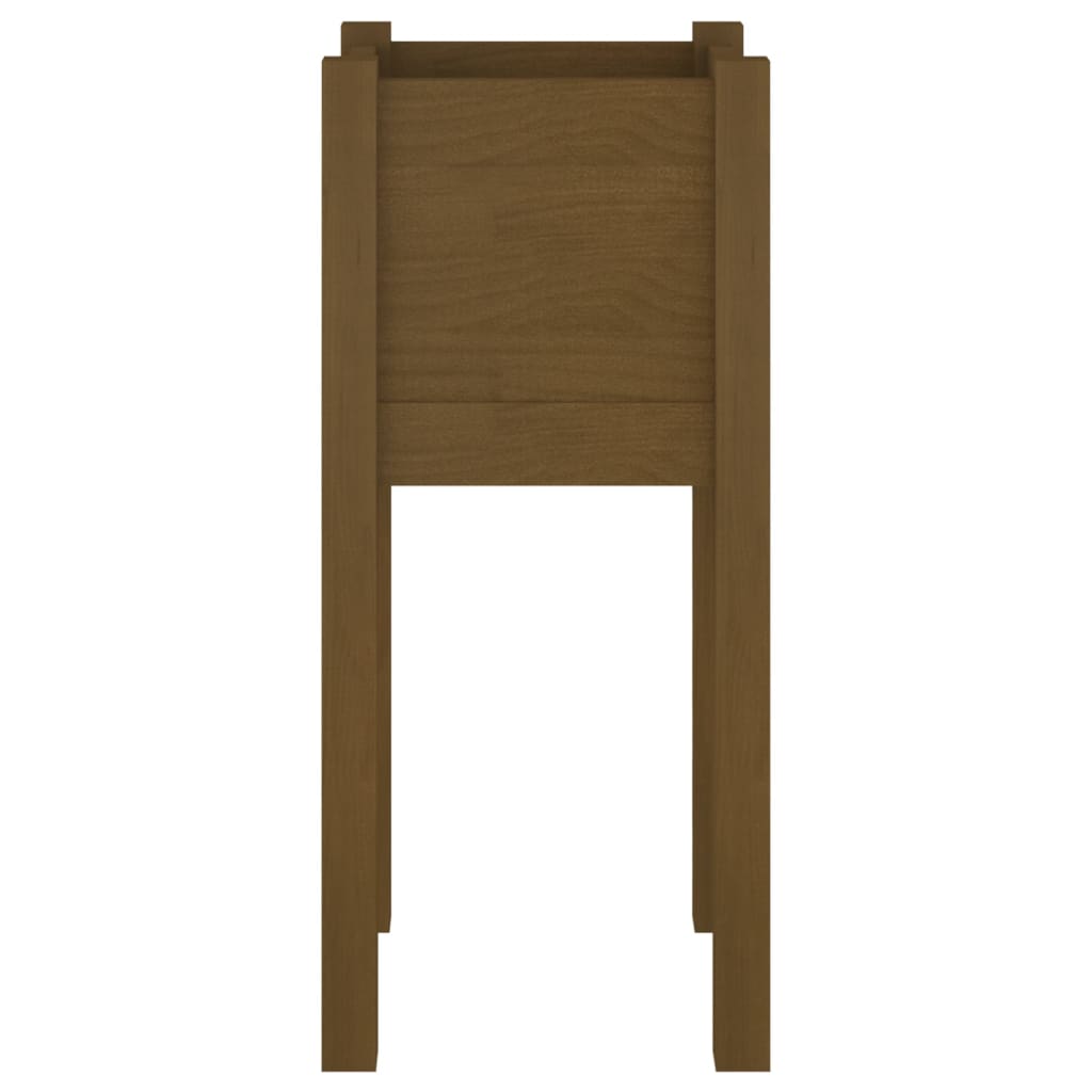 Puutarhan kukkalaatikot 2 kpl hunajanruskea 31x31x70 cm mänty - Sisustajankoti.fi