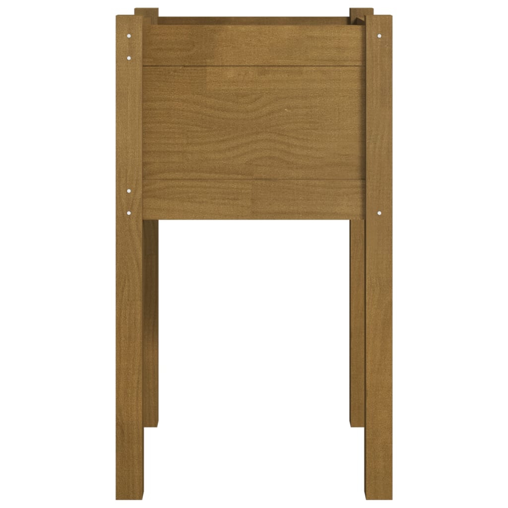 Puutarhan kukkalaatikot 2 kpl hunajanruskea 40x40x70 cm mänty - Sisustajankoti.fi