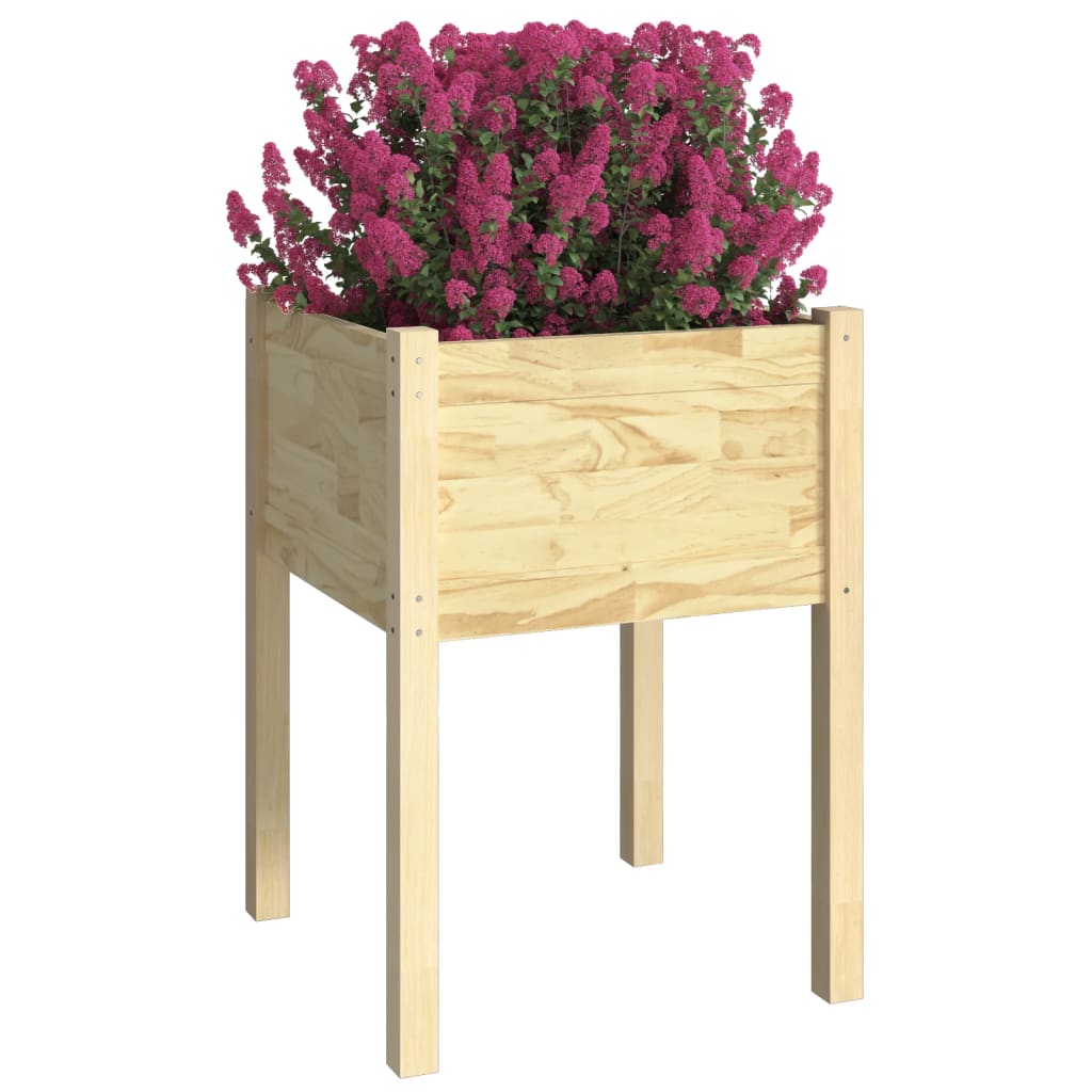 Puutarhan kukkalaatikot 2 kpl 50x50x70cm täysi mänty - Sisustajankoti.fi