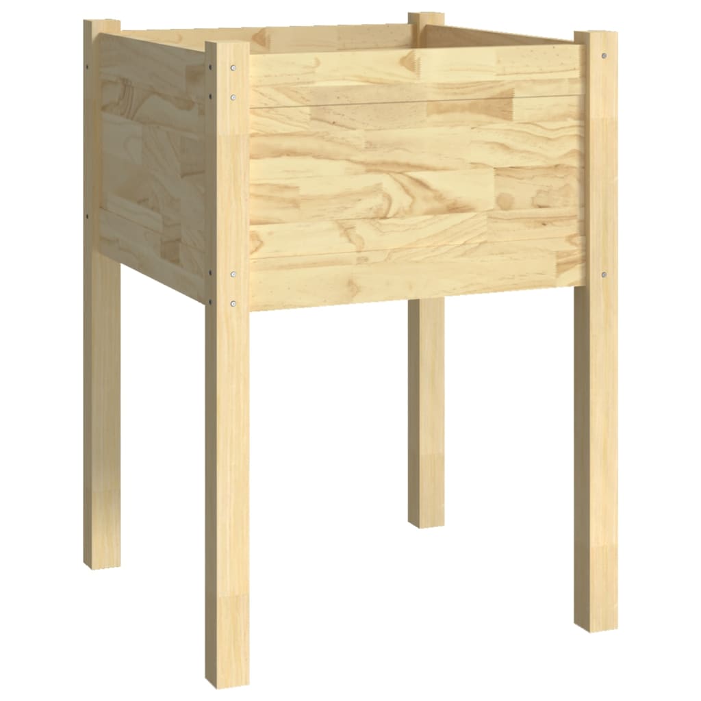 Puutarhan kukkalaatikot 2 kpl 50x50x70cm täysi mänty - Sisustajankoti.fi