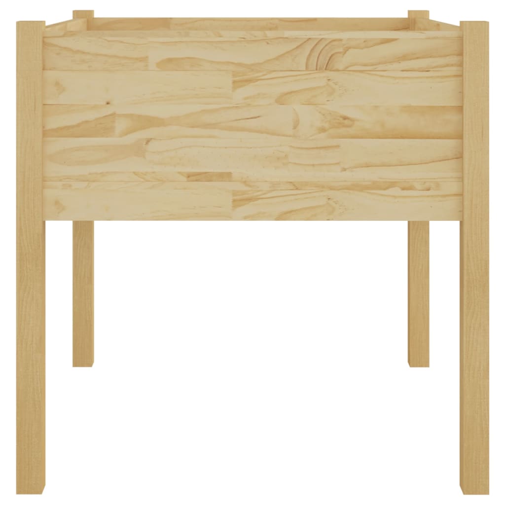 Puutarhan kukkalaatikko 70x70x70 cm täysi mänty - Sisustajankoti.fi