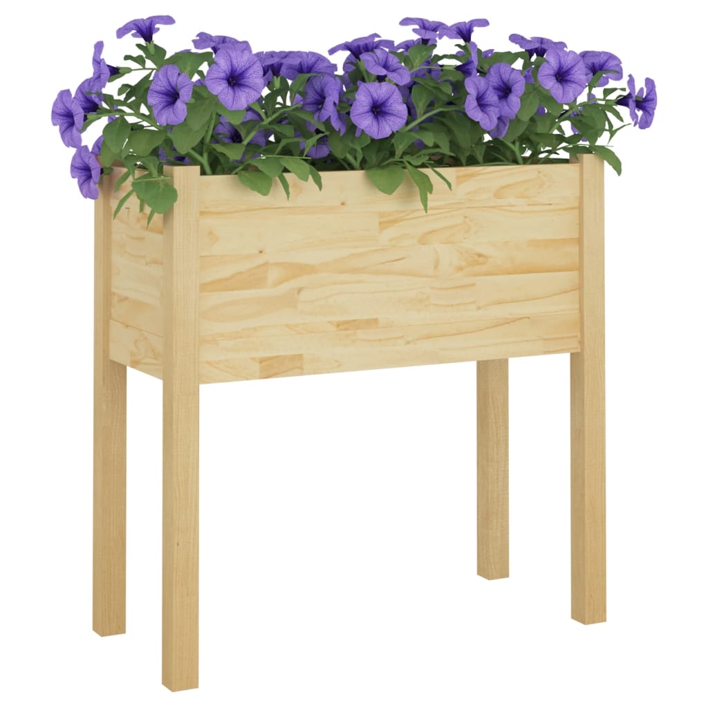 Puutarhan kukkalaatikko 70x31x70cm täysi mänty - Sisustajankoti.fi
