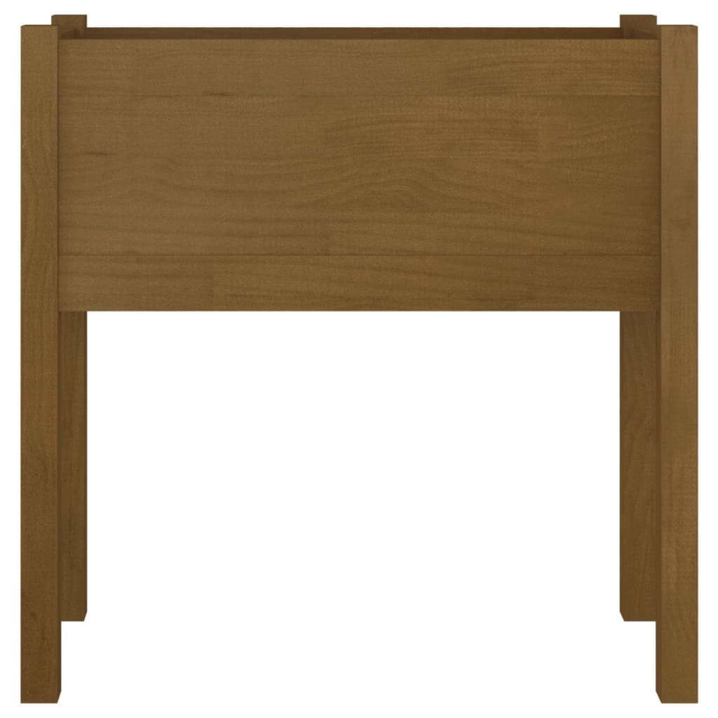 Puutarhan kukkalaatikko hunajanruskea 70x31x70 cm täysi mänty - Sisustajankoti.fi