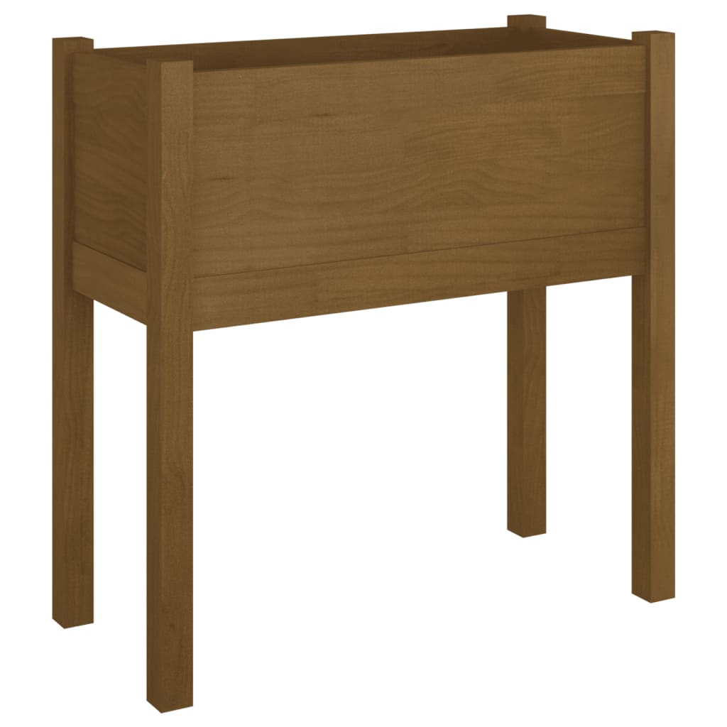 Puutarhan kukkalaatikot 2 kpl hunajanruskea 70x31x70 cm mänty - Sisustajankoti.fi