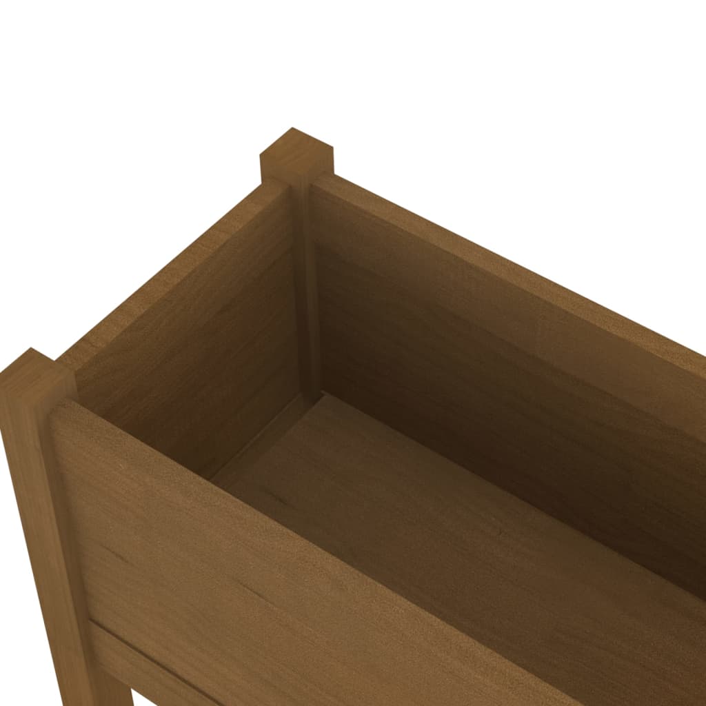Puutarhan kukkalaatikot 2 kpl hunajanruskea 70x31x70 cm mänty - Sisustajankoti.fi