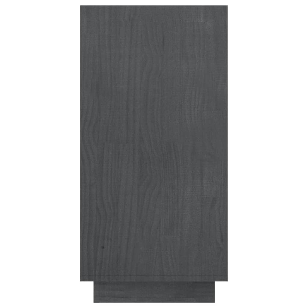 Kirjahylly harmaa 80x35x71 cm täysi mänty - Sisustajankoti.fi