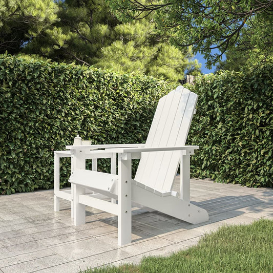 Adirondack puutarhatuoli HDPE valkoinen - Sisustajankoti.fi