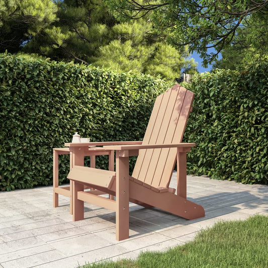 Adirondack puutarhatuoli HDPE ruskea - Sisustajankoti.fi