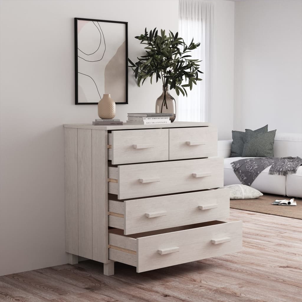 Senkki valkoinen 79x40x80 cm täysi mänty - Sisustajankoti.fi