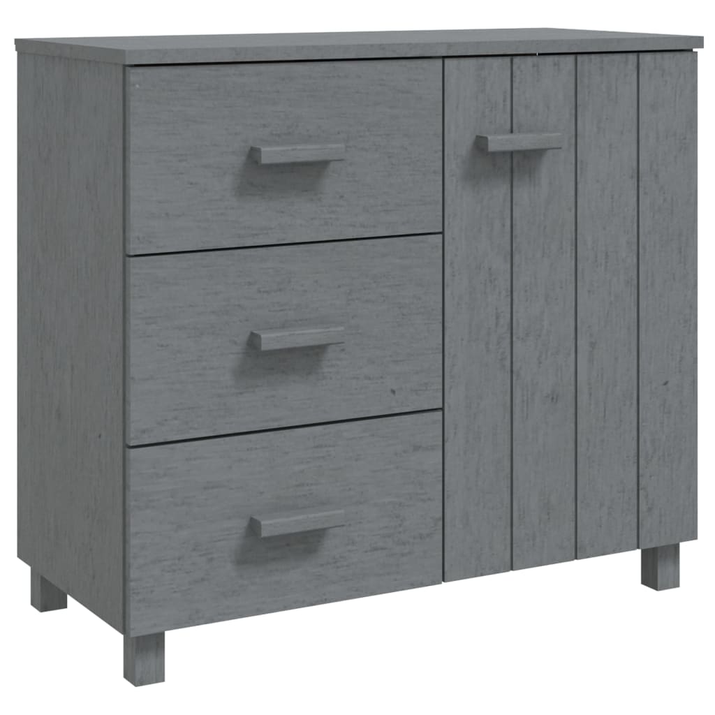Senkki tummanharmaa 90x40x80 cm täysi mänty - Sisustajankoti.fi