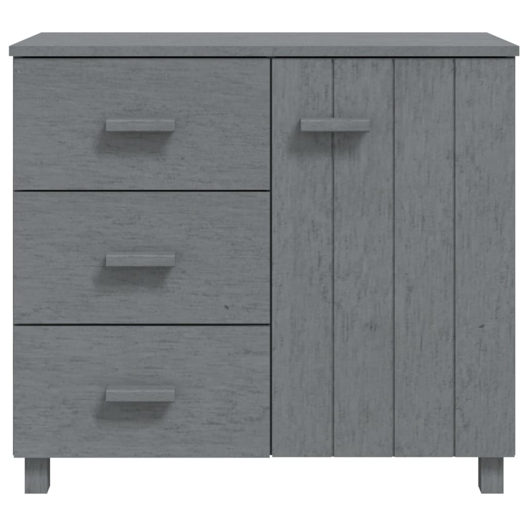 Senkki tummanharmaa 90x40x80 cm täysi mänty - Sisustajankoti.fi