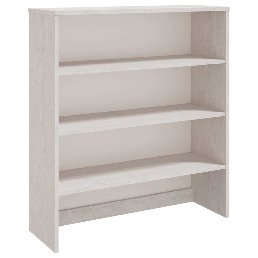 Yläosa senkille valkoinen 90x30x100 cm täysi mänty - Sisustajankoti.fi