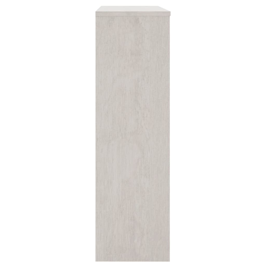 Yläosa senkille valkoinen 90x30x100 cm täysi mänty - Sisustajankoti.fi