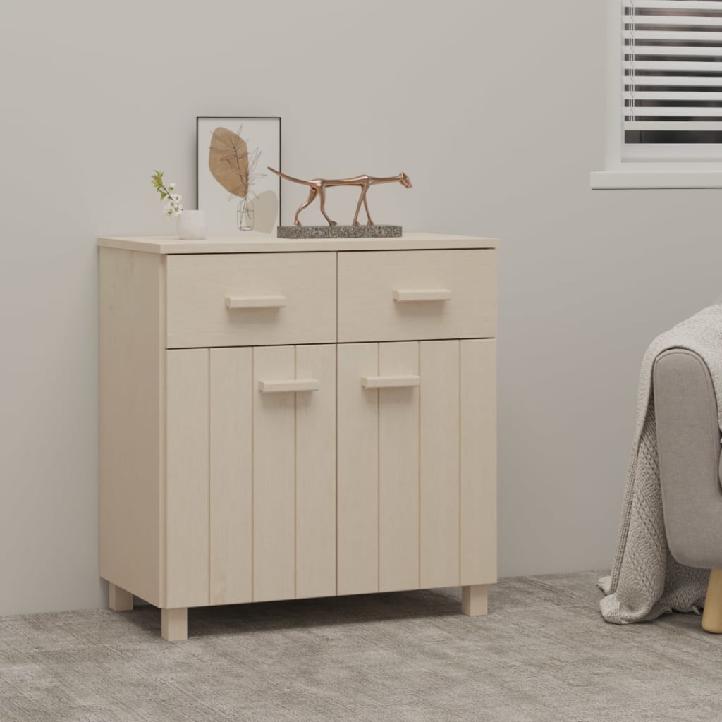 Senkki hunajanruskea 79x40x80 cm täysi mänty - Sisustajankoti.fi
