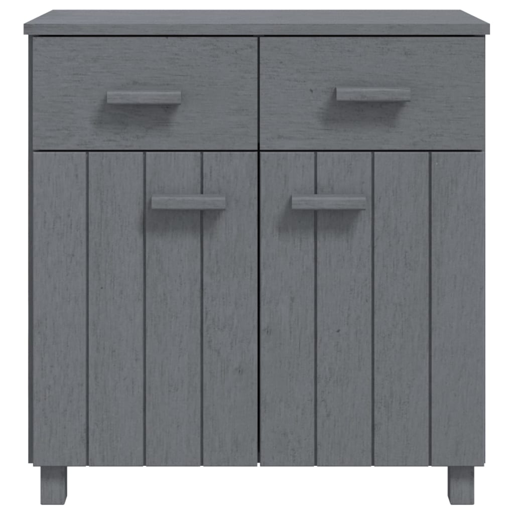 Senkki tummanharmaa 79x40x80 cm täysi mänty - Sisustajankoti.fi