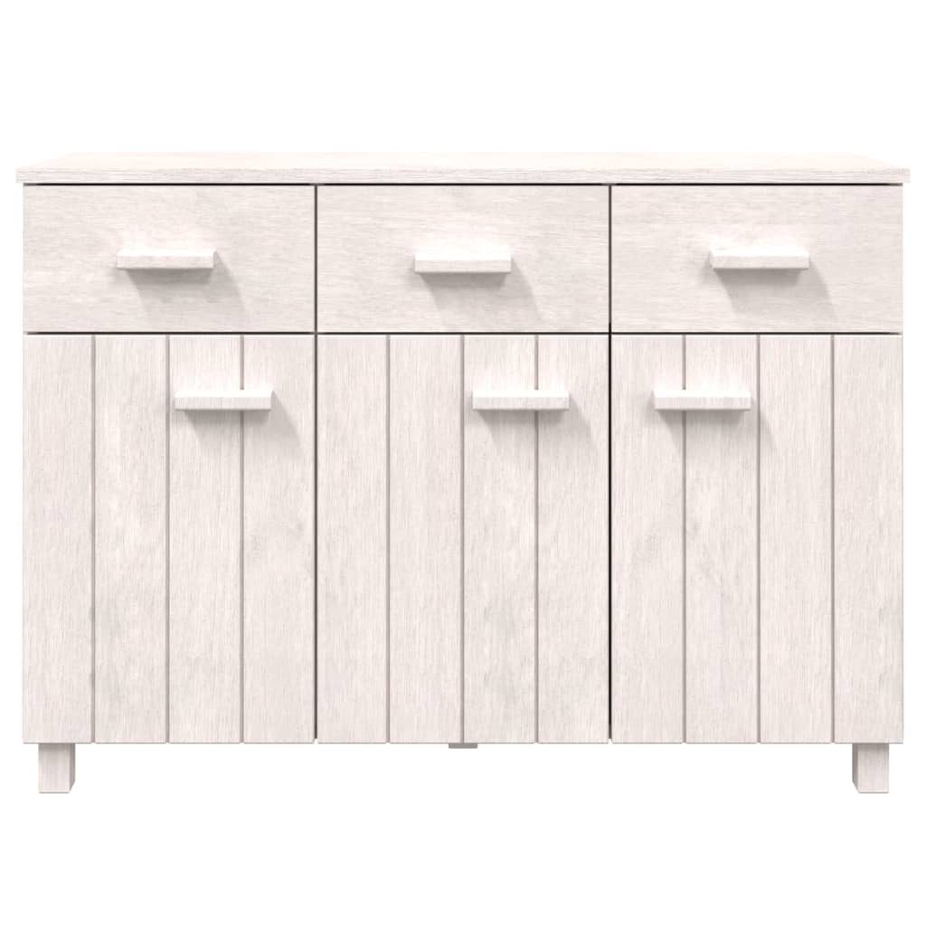 Sivupöytä HAMAR valkoinen 113x40x80 cm täysi mänty - Sisustajankoti.fi