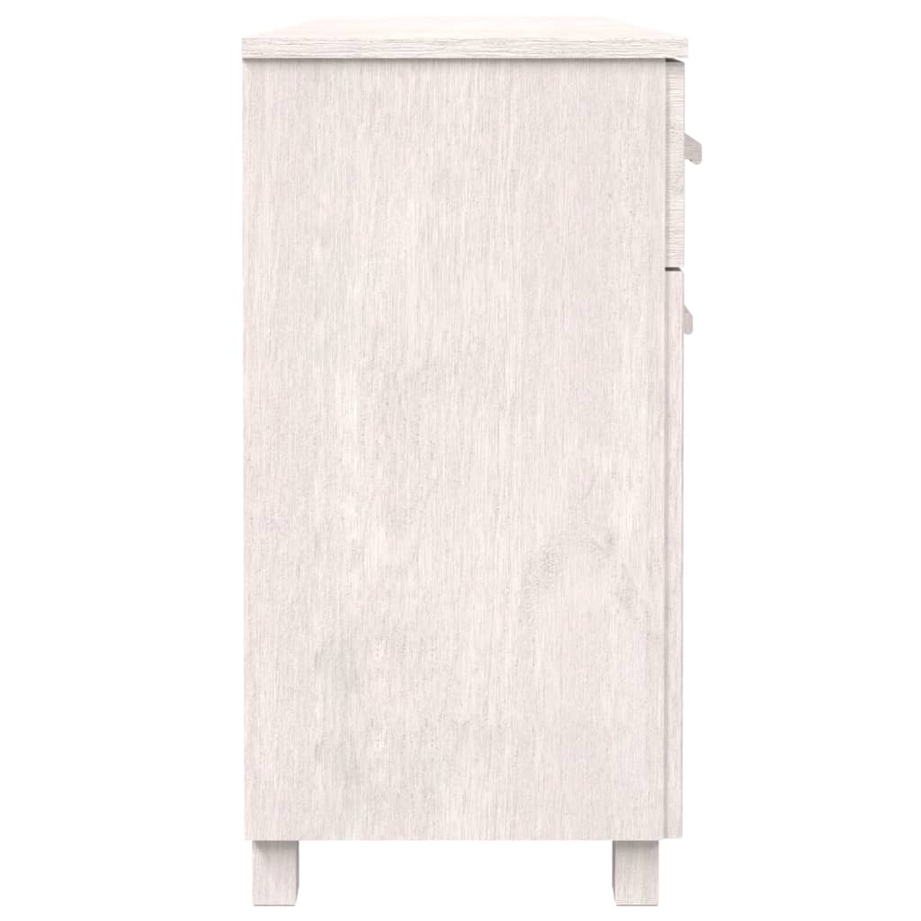 Sivupöytä HAMAR valkoinen 113x40x80 cm täysi mänty - Sisustajankoti.fi