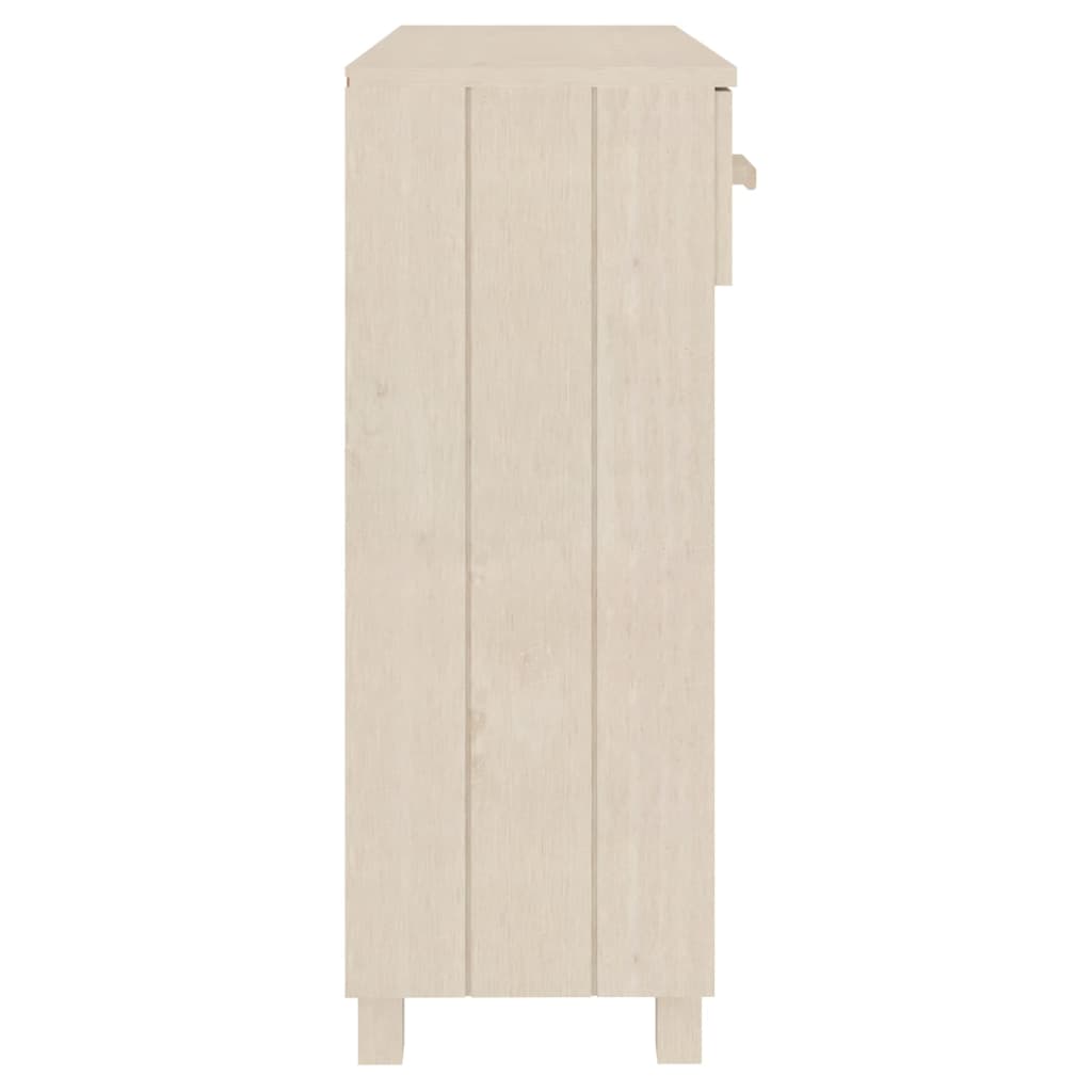 Konsolipöytä hunajanruskea 90x35x90 cm täysi mänty - Sisustajankoti.fi