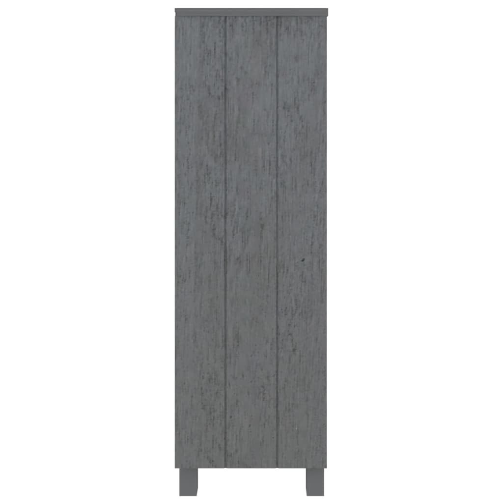 Kirjahylly HAMAR tummanharmaa 85x35x112 cm täysi mänty - Sisustajankoti.fi