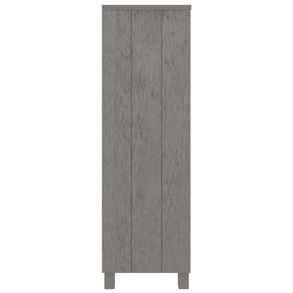 Kirjahylly HAMAR vaaleanharmaa 85x35x112 cm täysi mänty - Sisustajankoti.fi